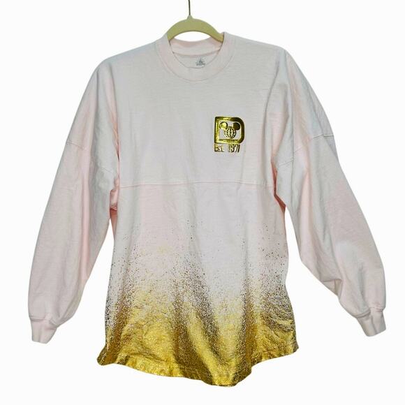 2021 Walt Disney World Spirit Jersey – Blush Pink with Gold Foil Logo Size Small - Picture 5 of 8